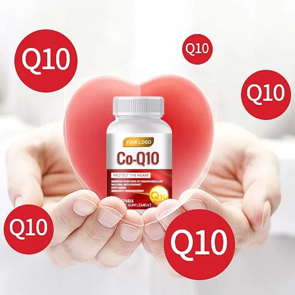 OEM ODM Private Label Supplements coenzyme q10 softgels capsule for heart health