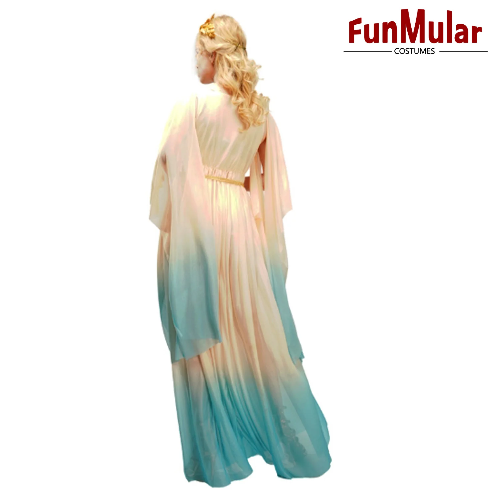 Funmular Greek Goddess Costume Women Perfect for Greece Dress Up Halloween Fairy Cosplay Athena Costume