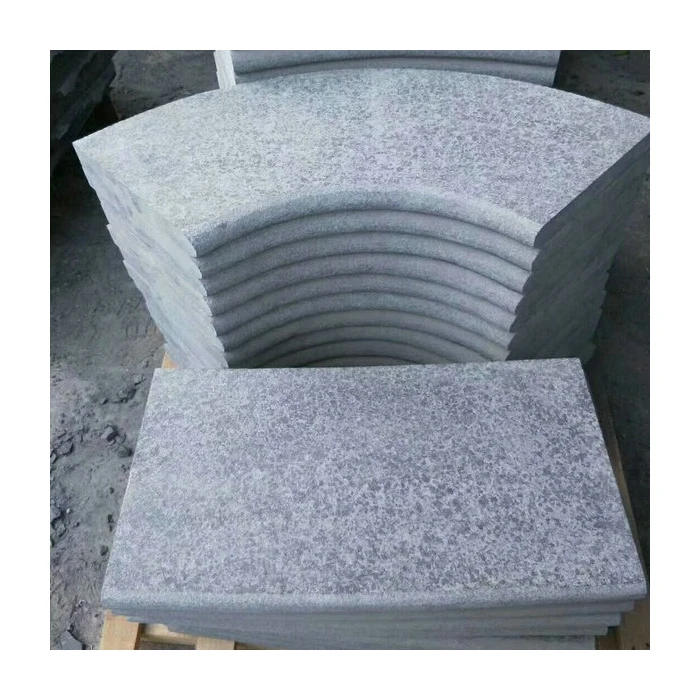 Flamed G684 Black Granite Natural Stone Waterproof Swimming Pool Coping Stones granite tiles Swimming Pool Covers