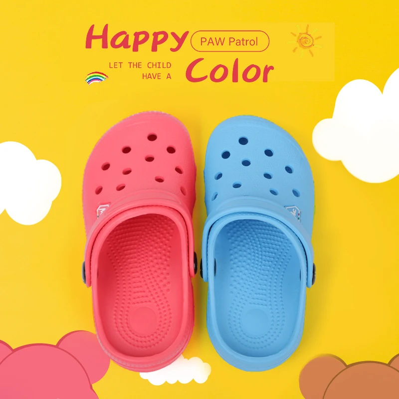 2021 мягкая подошва Детские однотонные сабо EVA тапочки Оптовая продажа детская обувь детская садовая Летняя обувь