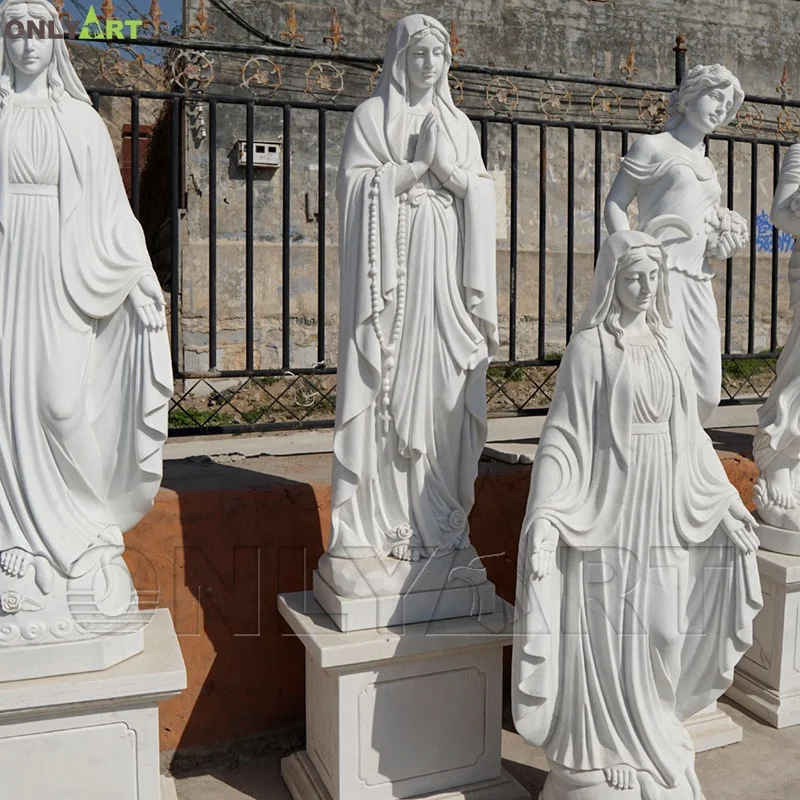 Wholesale Crafts Jesus Mother Virgin Mary Statues Religious Catholic Holy Jesus And Maria Sculpture