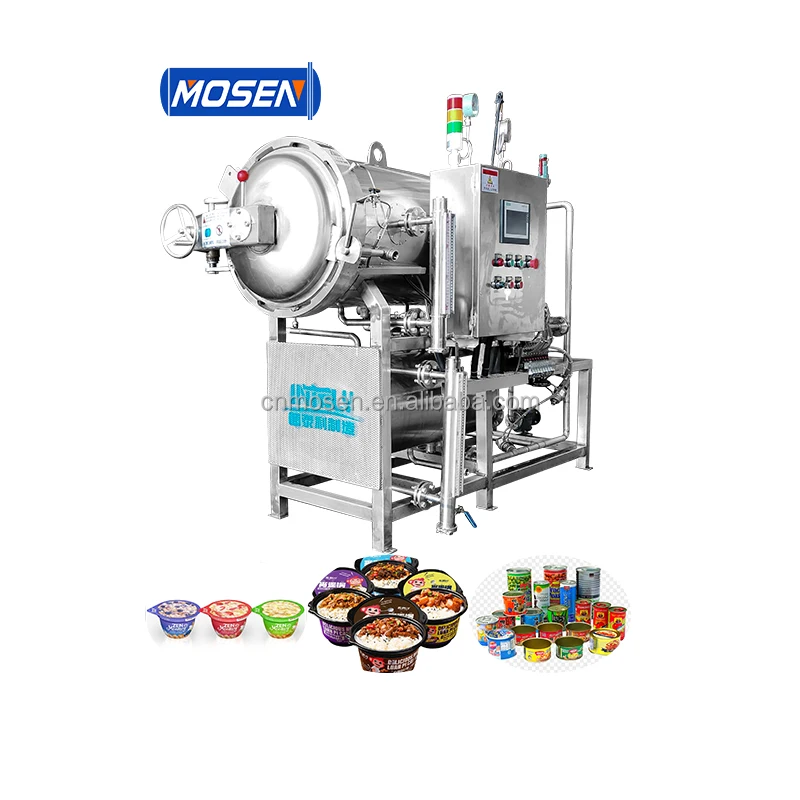 Institute/Lab Test Automatic Retort Machine for Glass Cans Bottle Sterilization Food Sterilizers