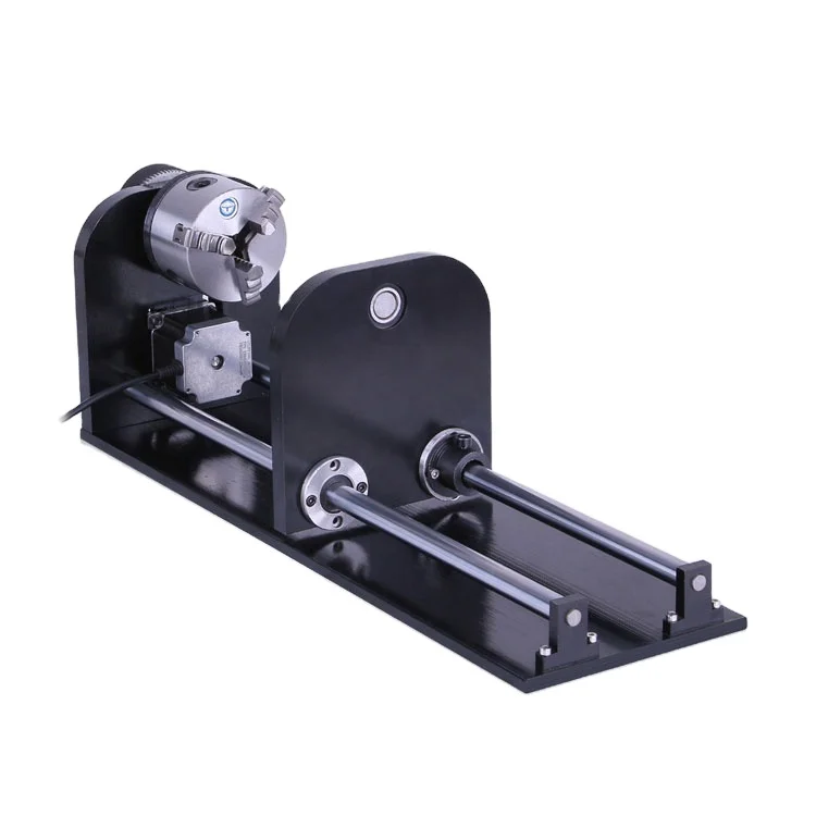 CNC ROUTER ACCESSORY F STYLE A-AXIS, ROTARY AXIS WITH 80MM 3-JAW 230MM TRACK for CO2 Laser Engraving machine