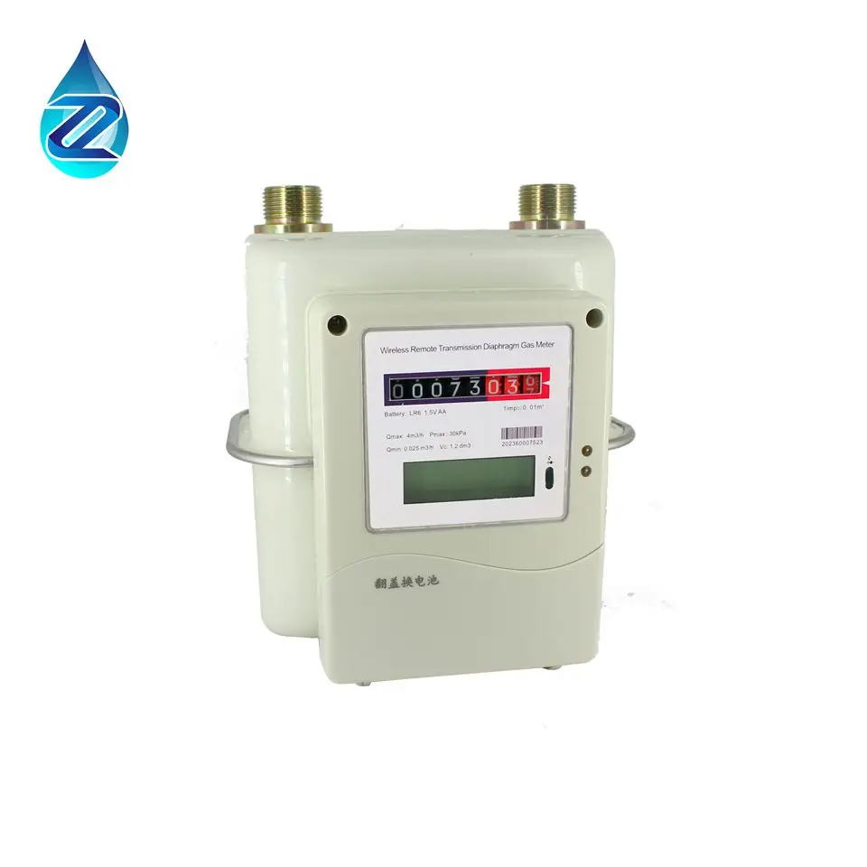 Low power smart industrial prepaid NB-IoT lpg gas meter diaphragm gas meter