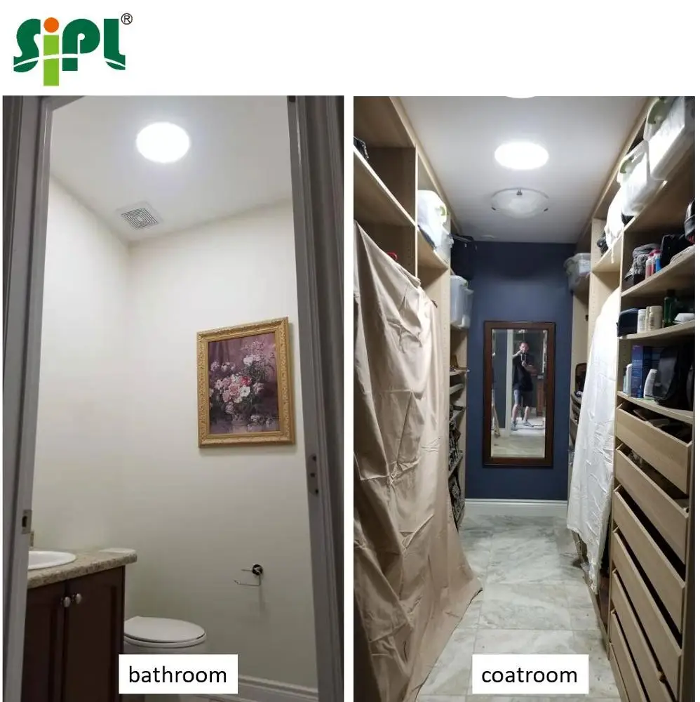 Green natural light new alternative tubular solatube 300mm round LED ceiling light smart solar powered automatic skylight