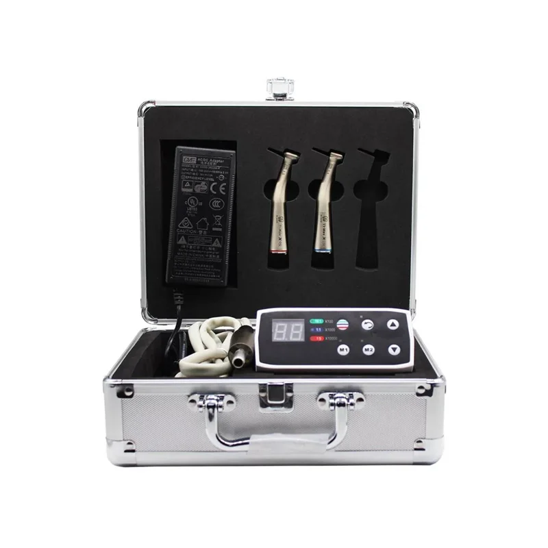 LED Dental Electric Motor with Contra angle Dental Brushless Micromotor Electric For Dental