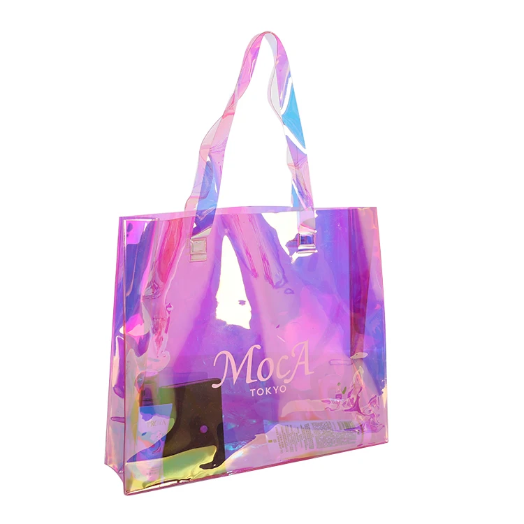 Голографическая сумка из ПВХ с принтом на заказ прозрачная популярная трендовая продукция Высококачественная Водонепроницаемая женская маленькая косметичка