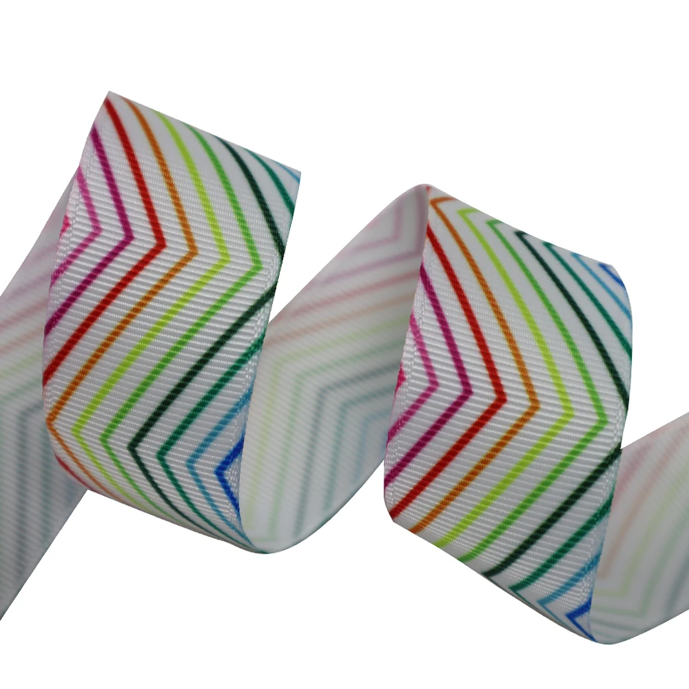 
colorful twill stripe grosgrain ribbon for medal 