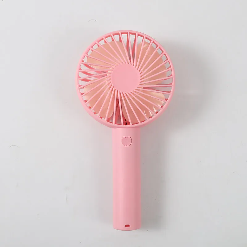 Pink White USB Handheld Mini Fan Lash Table Rechargeable Small Handy Fans Eyelash Extension Mini Fans