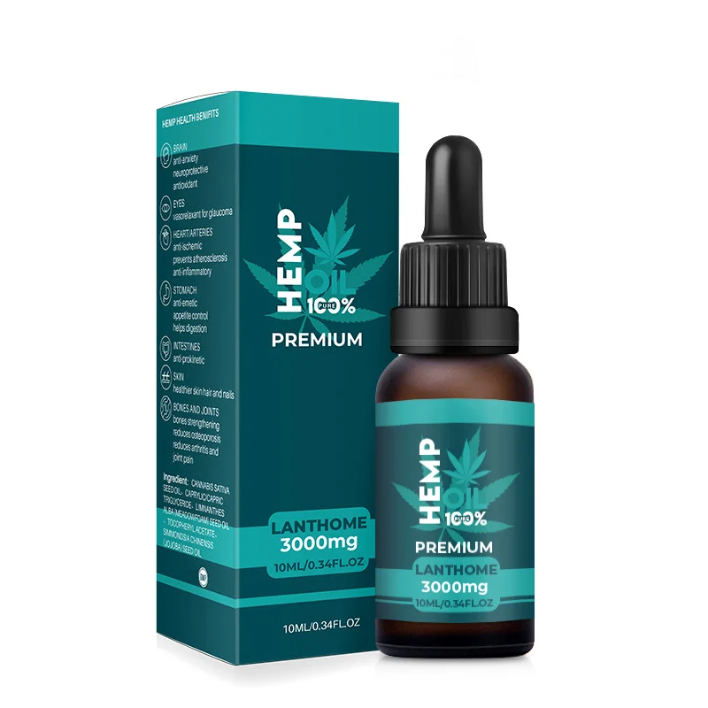OEM Hemp Face Serum Organic Plant Essential Oils for Pain Relief Relaxation Pressure Sleep Better Improve Skin Hemp Oil