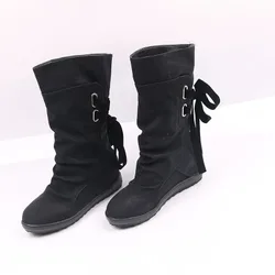 JT133 big size suede ladies casual long boots women boot shoes