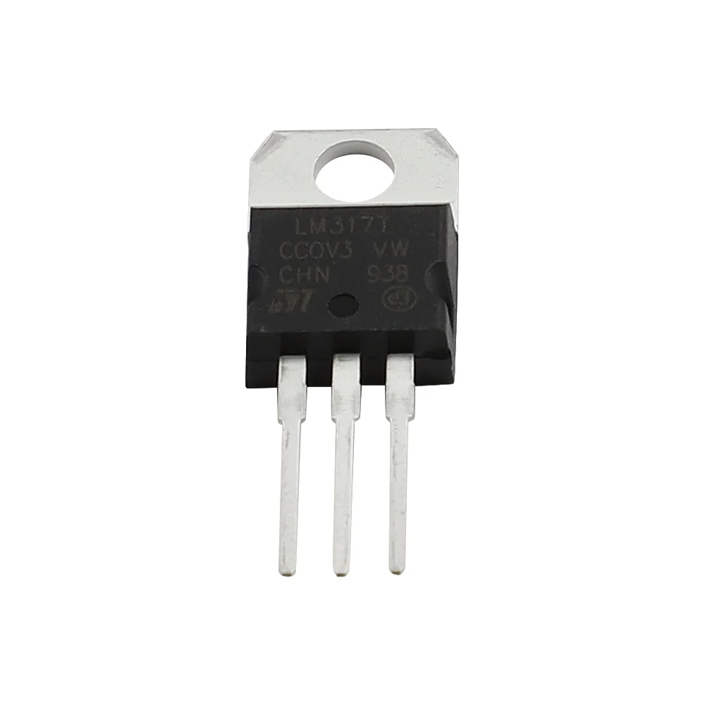 New and Original Linear Voltage Regulator IC Positive Adjustable 1 Output  TO220 LM317 LM317T