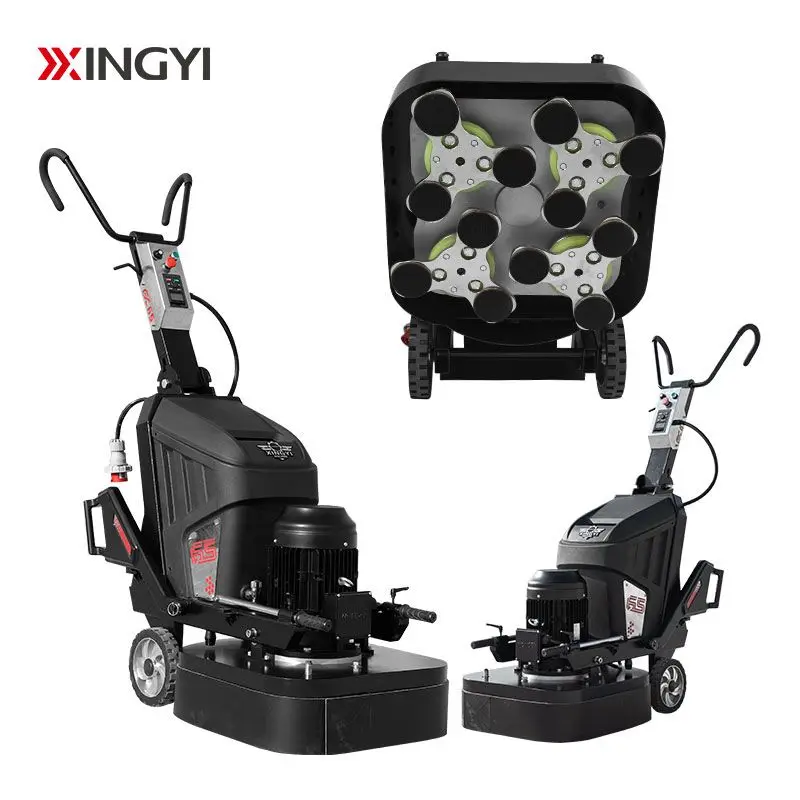XINGYI GX650 Hervy Duty 220V 380V 4 Head 9.5KW 25 Inch Walk Behind Epoxy Terrazzo Floor Grinding Machine Concrete Grinder