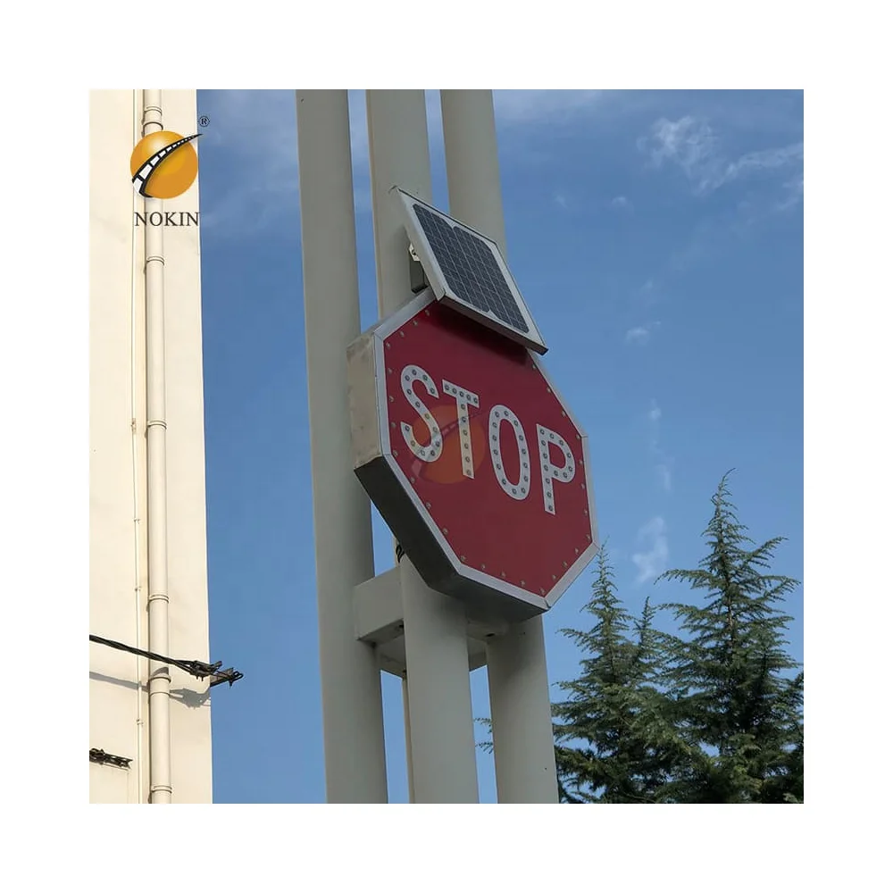 Traffic Sign Manufacturer Hexagon Flashing Stop Traffic Signs Solar Powered LED Warning Slow Down Traffic Signal Sign Board