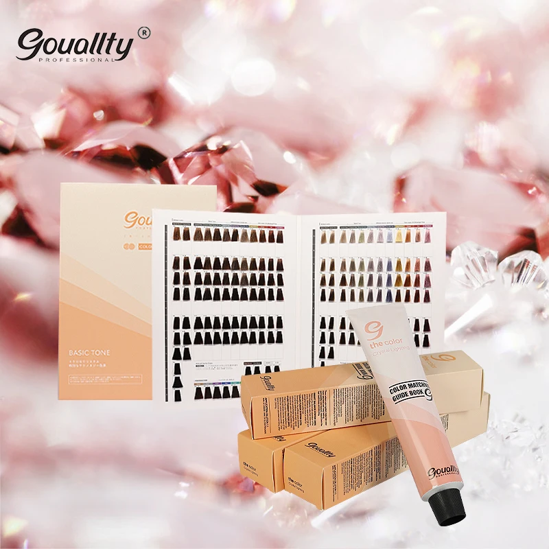 
OEM Manufacturer Private Label Wholesale PPD Free Salon Use Professional Demi Permanent Hair Color Dye Cream With Chart 