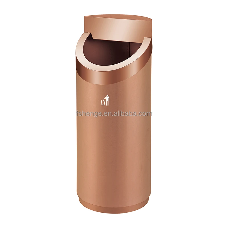 Hotel waste bins ashtray stainless steel trash can small trash bin / kitchen trash can