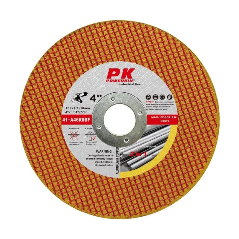 POWERKIN High Quality Cut Off Wheel  4 Inch Double Net For Metal And Stainless Steel