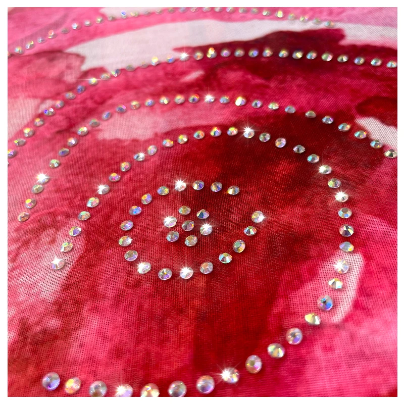 Hot selling high quality newest design hot drilling shinny stone sudan women toub fabric accept custom