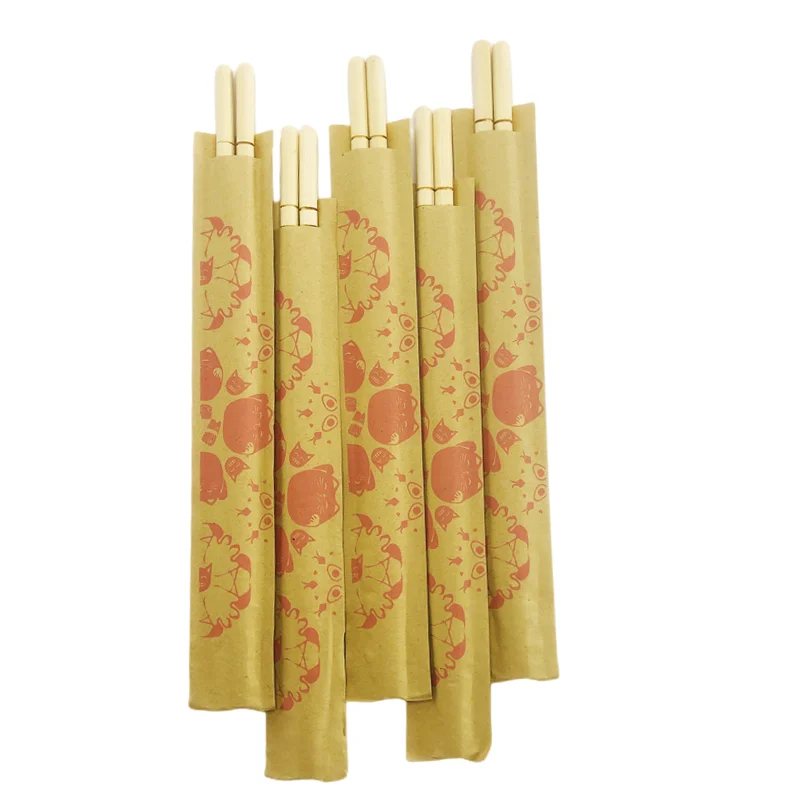 Factory Hot sell 20cm High Quality Disposable Bamboo Round Sushi Chopsticks