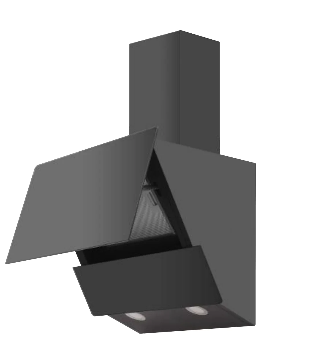 Touch Control Auto Open Glass  Kitchen Hood Range Stainless Steel Smart Range Hood for Kitchen