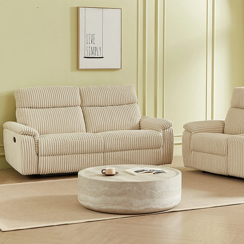 High Quality Soft Fabric Multi-Seat Electric Recliner Sofa Single Seat Home Theater Sofa Chair