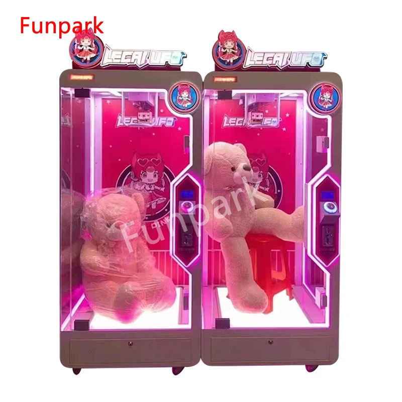 Sell well Shopping mall Amusement park equipment clip Big plush doll machine Large doll scissors machine