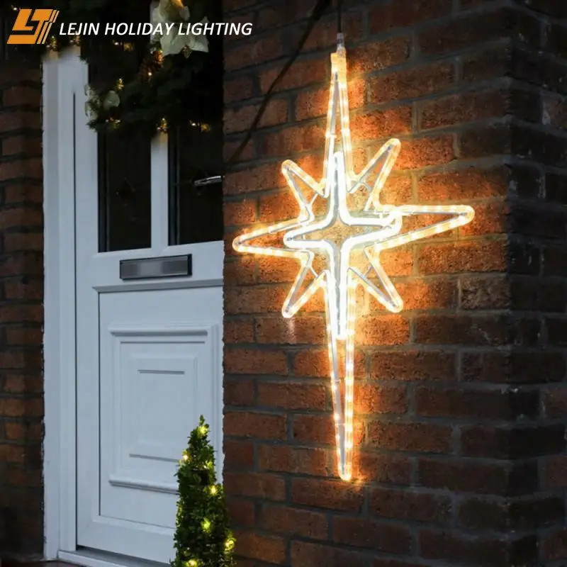 Оптовая продажа уличный светодиодный светильник для украшения в виде рождественской