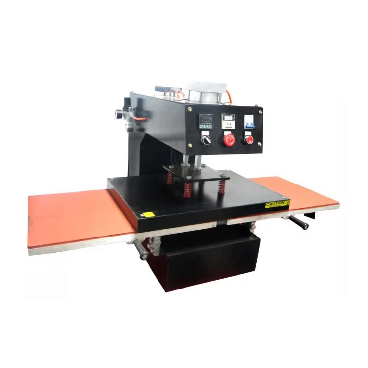 Double station heat press machine pneumatic heat press machinery
