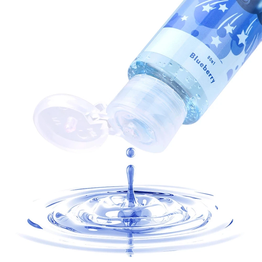 80ml Fruit Flavor Sex Lubricant Orgasm Body Massage Oil Lube Anal Water Based Lubricants Sex Oil for Women
