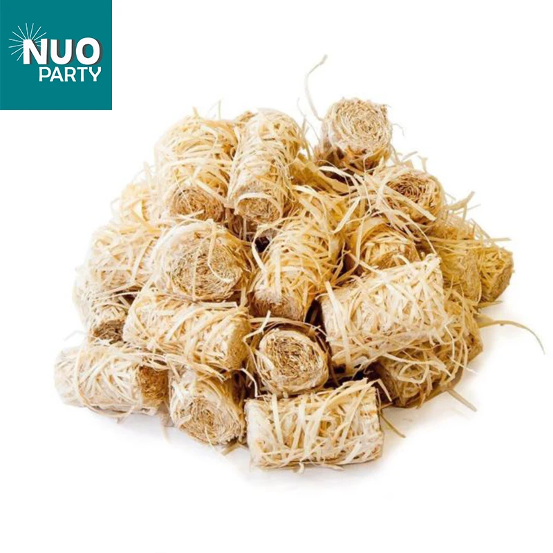 Natural Odourless Wooden Wool Firelighters Eco Friendly ECO Flame Long Burn