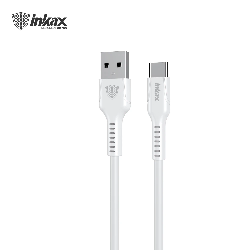 2020 новая горячая распродажа inkax CK--99-TYPE C 1M 2.1A силиконовые USB кабель для быстрой зарядки USB Type-C для передачи данных кабель для зарядки