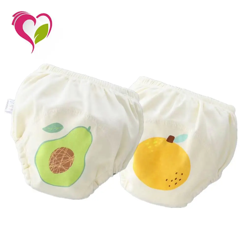 Factory Hotsale Cartoon Printing Waterproof Reusable Training Drypers Baby Pant Diapers Easy
