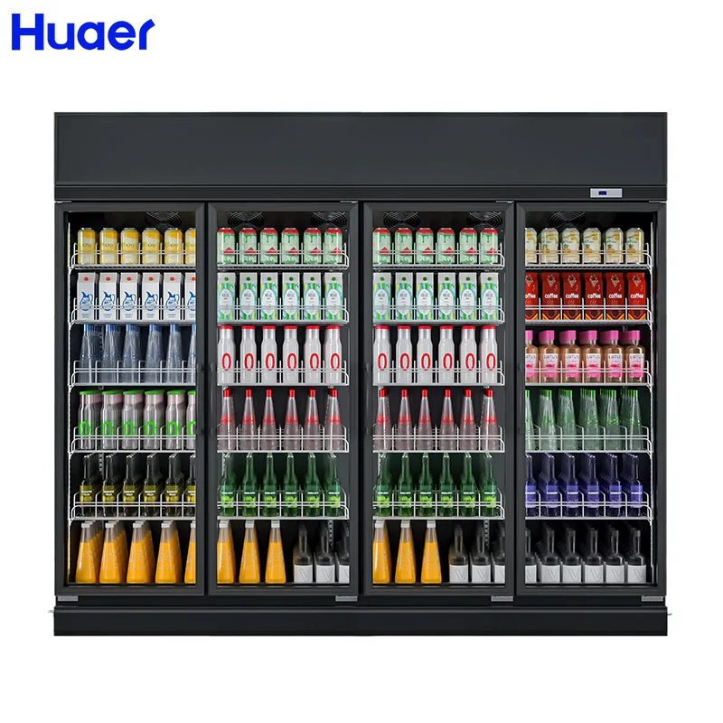 Chinese supermarket remote used display professional refrigerator