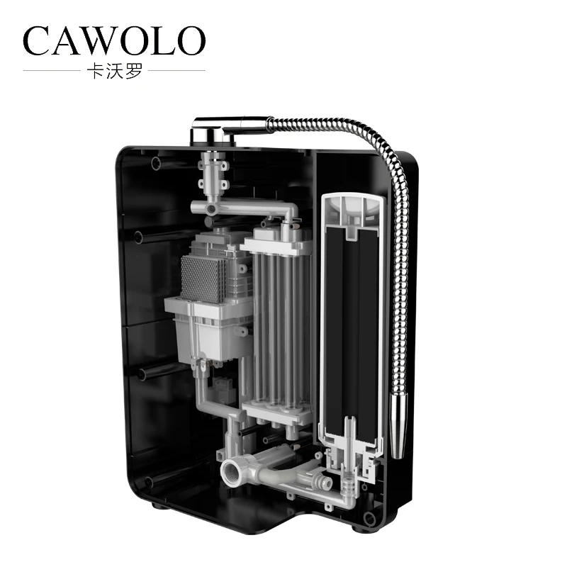 AL-808D  5/7/11 plates alkaline water ionizer korea alkaline water filter dispenser