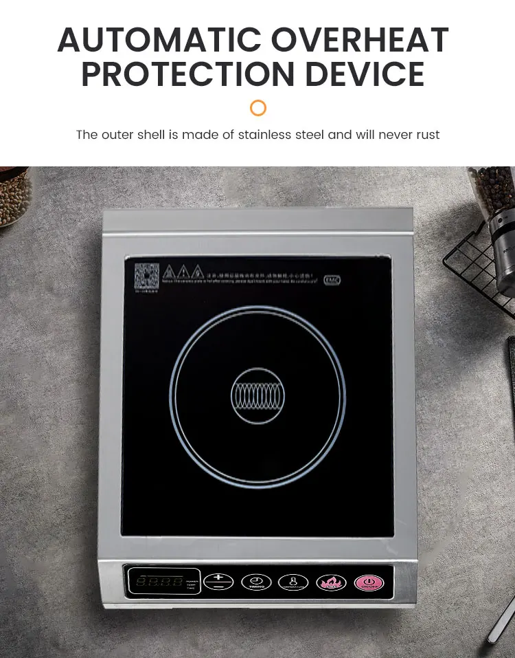 Factory Hot Sale Commercial 3000W Electric Induction Cooker High Power Induction Stove