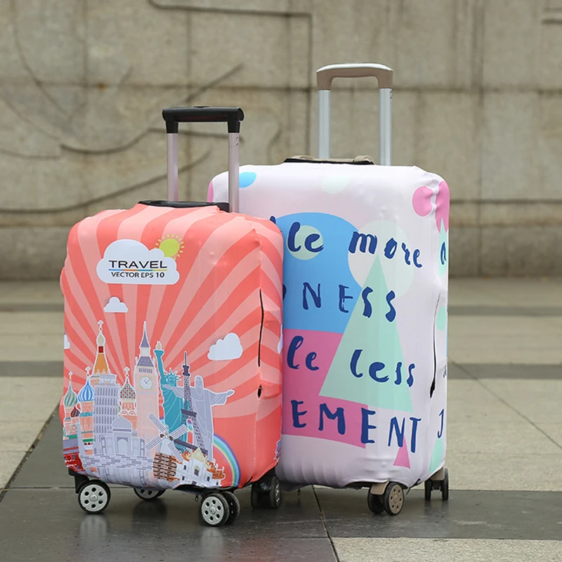 Pailox Black Luggage Cover Elastic Washable Stretch Suitcase Protector Anti-Scratch Travel Suitcase Cover for Kid and Adult