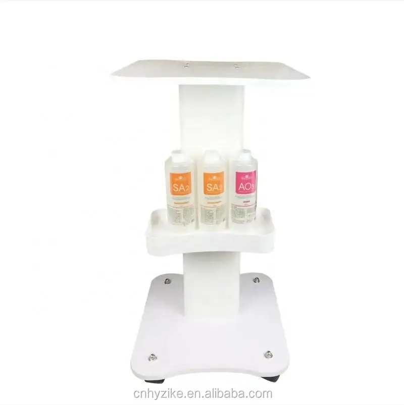 Salon Trolley Stand For Cavitation Hydra Dermabrasion Portable Beauty Machine Assembled Trolley Cart SPA