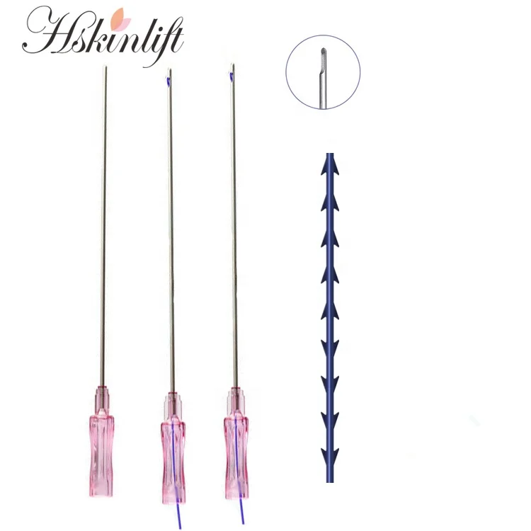 Hskinlift threadneedles meso lifting face fio pdo lift eye brow thread barb 4d  korea
