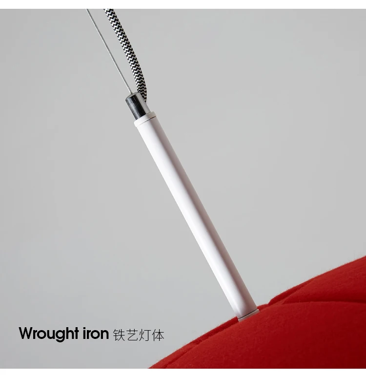 Hot Sales PET Felt Pendant Light Acoustic Chandelier Lighting Felt Sound Absorbing Ceiling Lamp