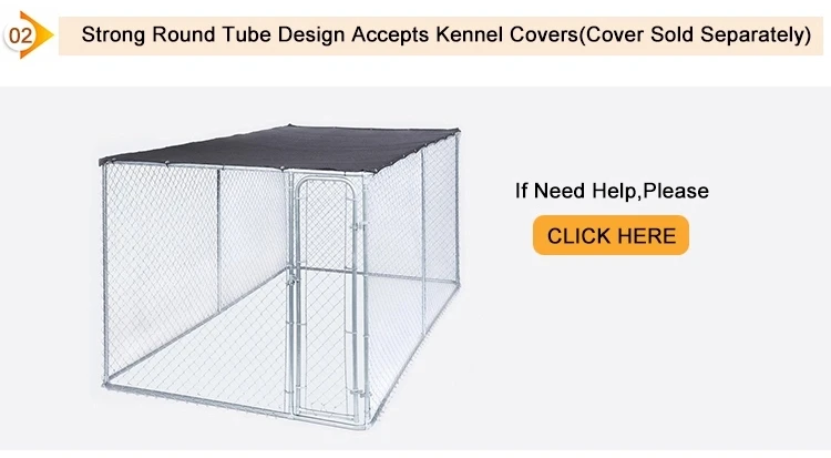 Temporary dog fence   puppy playpen cage  chain link fence  8 panels