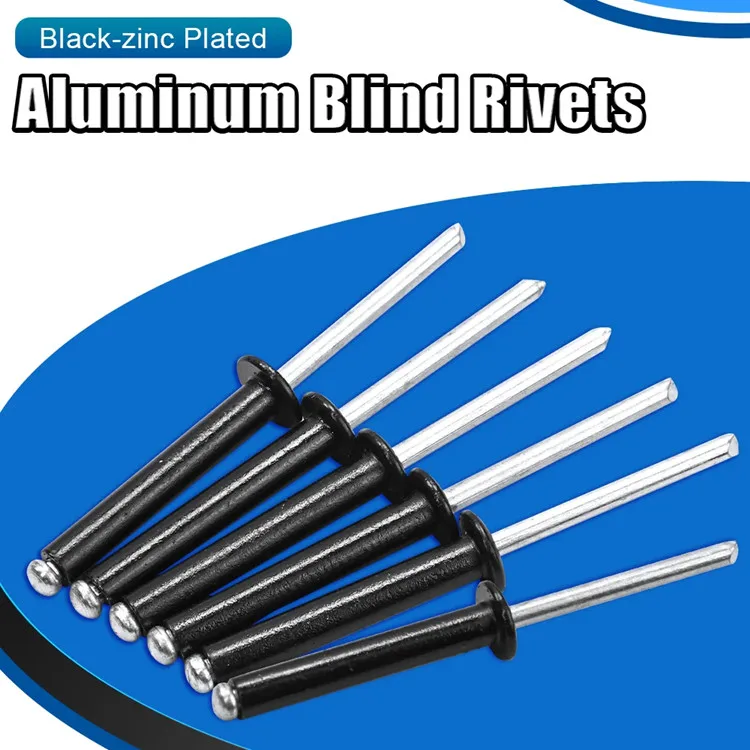 Factory Price Open Countersunk Flat Round Head Blind Pop Rivets Nut Aluminium Rivets