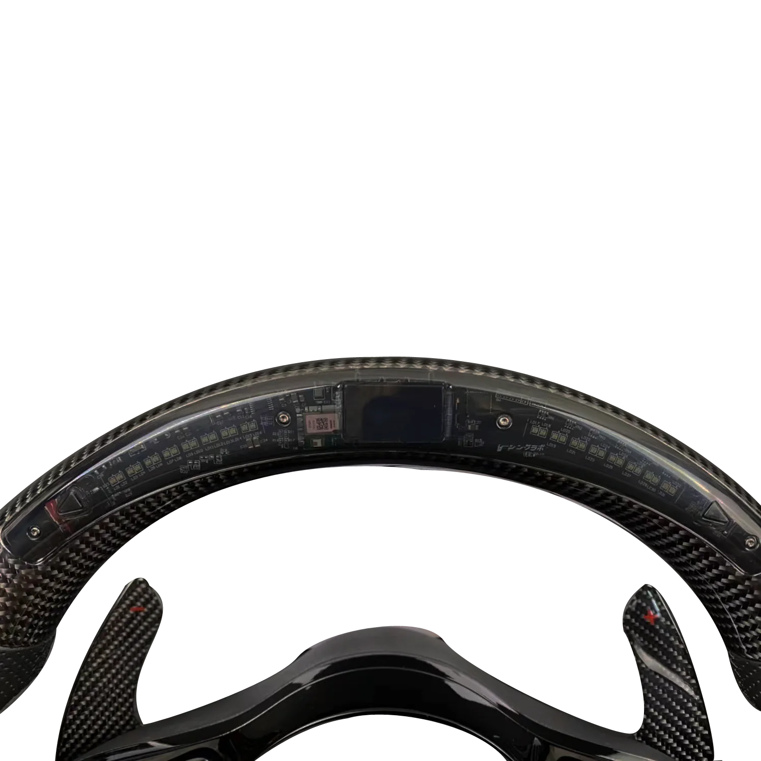 Интеллектуальное светодиодное рулевое колесо из углеродного волокна Amg доступно для Mercedes Benz W204 W205 W211