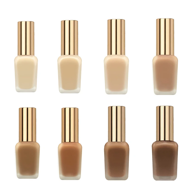 Best Brand Oil Free Long Wear Cosmetic Luxury Foundation Private Label Foundation Makeup For Dark Skin