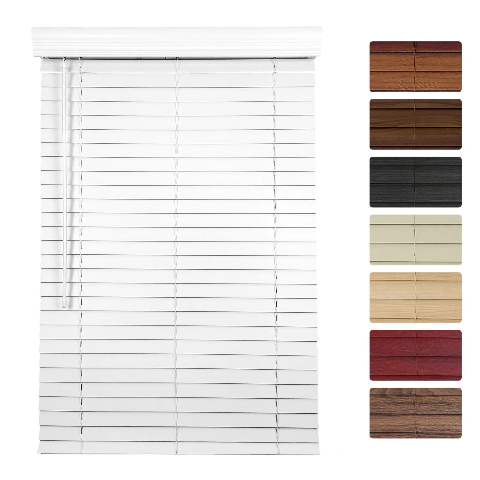 Wood Blinds Wooden Venetian Blinds Interior Windows Aluminum Slats Venetian Blinds