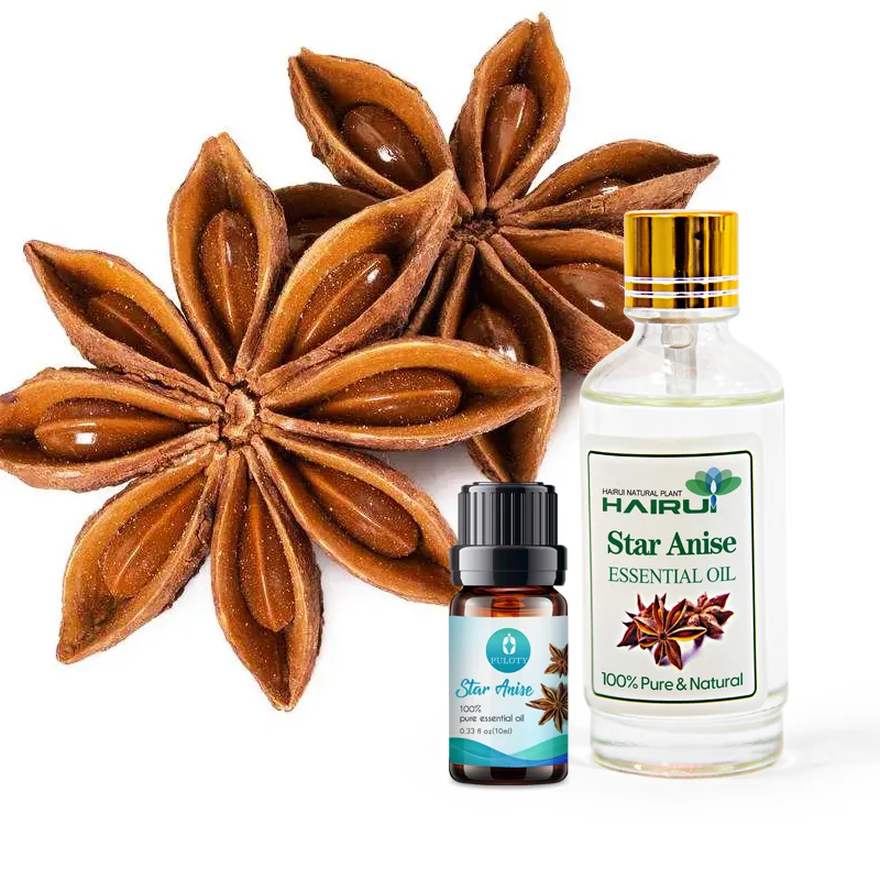 Wholesale bulk aniseed oil free sample star anise oil private label pure natural organic star anise essential oil for perfume