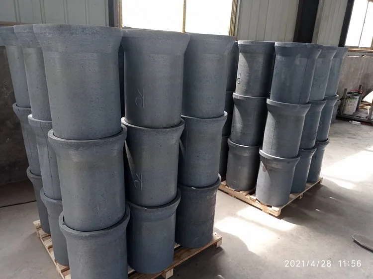 Factory price refractory Silicon carbide sagger 98% SiC graphite crucible