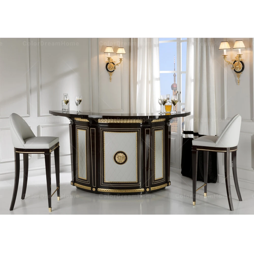 High quality Modern home bar table and chair set furniture