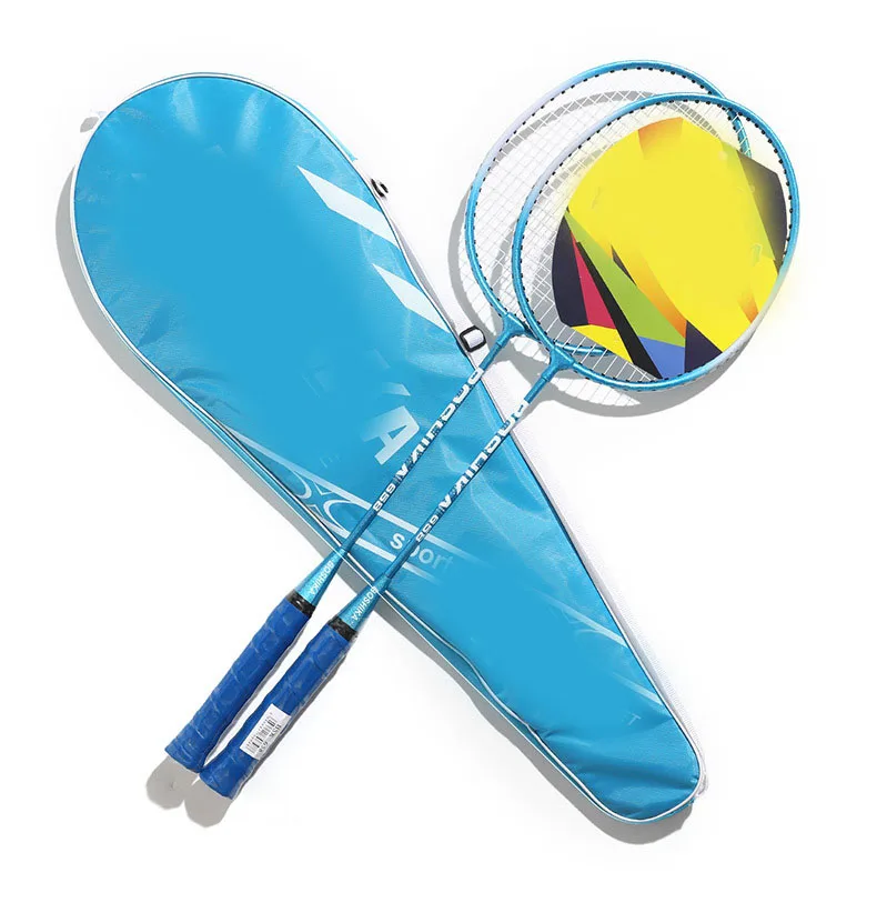 2022 New High Quality Iron Alloy Training Badminton Racket Offensive And Defensive Racket Outdoor Sports Equipment