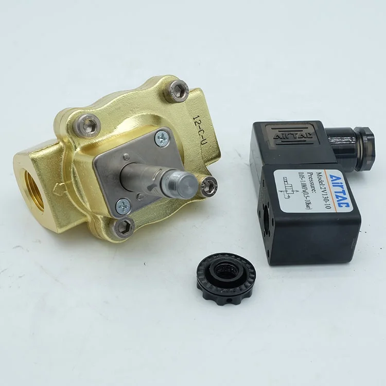 hydraulic solenoid valves 12v24v110v220v valves solenoid water air steam proportional diaphragm copper coil brass solenoid valve