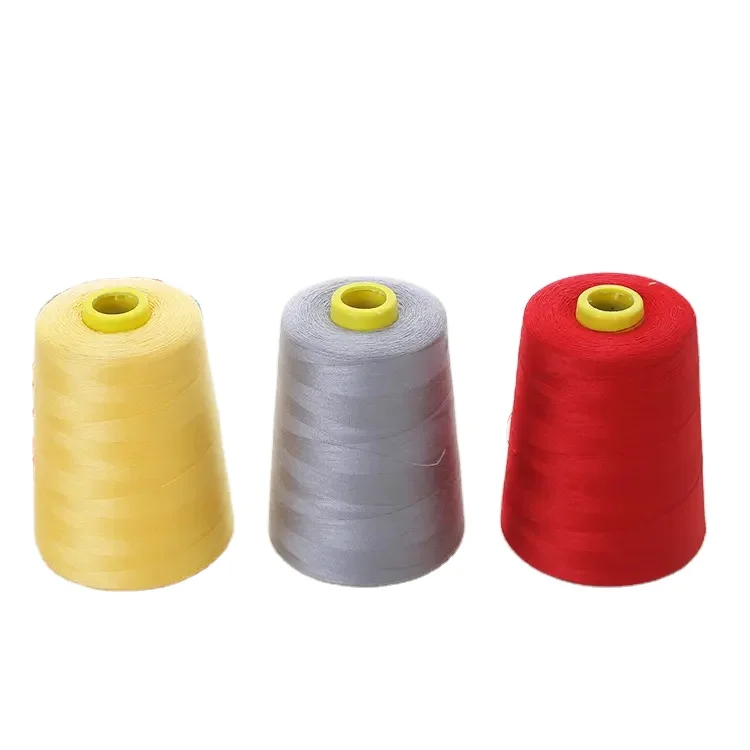 wholesale manufacturer best quality cheap price 20/3 20/2 40/2 polyester sewing thread leather sewing bag sewing